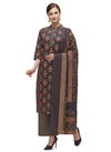 Gray Colour Latest Fancy Designer Heavy Regular Casual Wear Cotton Printed Readymade Salwar Suit Collection 103